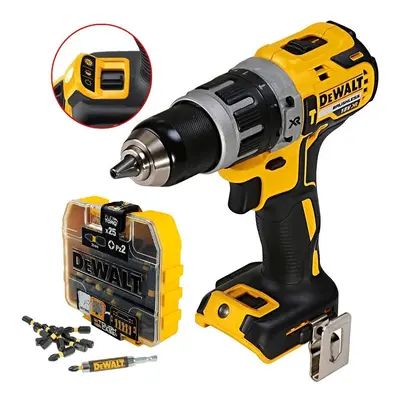 Dewalt DCD796N 18v XR Li-Ion Brushless Compact Combi Hammer Drill + 25PC Bit Set