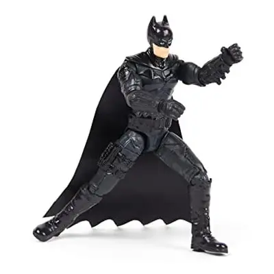 DC Comics, Batman 10cm Action Figure with Accessories and Mystery Card, The Batman Movie Collect