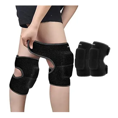 Kids Knee Pads Adjustable Boys and Girls Knee Support Brace Protector with Thickened SBR Pad Gua