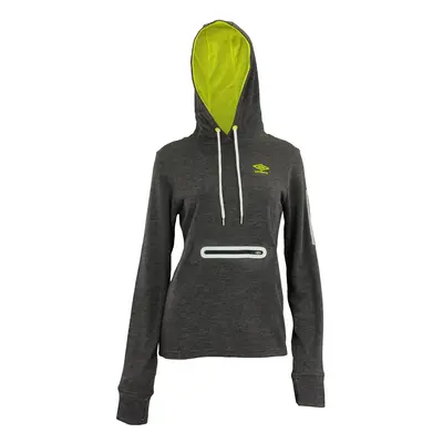 Umbro Ladies Deluxe Hoody Black/Sulphur Spring Size