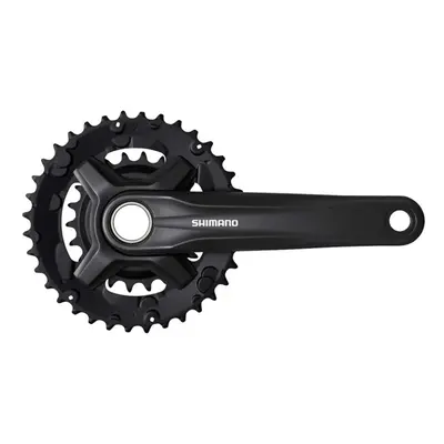 SHIMANO 9-Speed Mountain Bicycle Crank Set - FC-MT210-3 (Black - 175MM