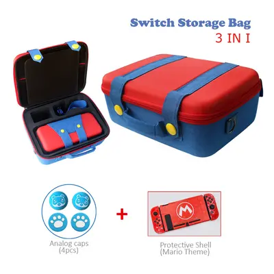 (L(Normal Switch)) New Nintend Switch Storage Bag Mari Style Protective Carrying Case for Ninten