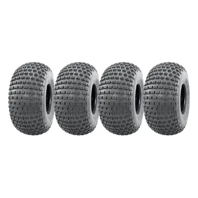 18x9.50-8 Knobby ATV Quad Trailer Tyres 4ply Wanda P322 Tubeless Tire (Set of 4)