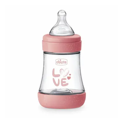 Chicco Perfect Baby Bottle 0M+ Silicone Pink 150ml