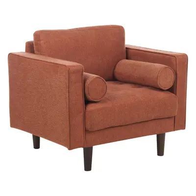 Armchair NURMO Fabric Golden Brown