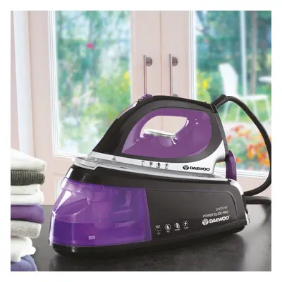 Daewoo 2400W Electric Steam Generator Iron 1.2 Litre Station Ceramic Soleplate