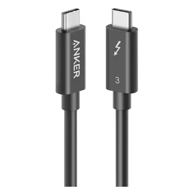 [Intel Certified Thunderbolt Cable 1.6 ft (USB-C to USB-C) Supports 100W Charging / 40Gbps Data 