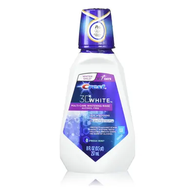 Crest 3D White Multi-Care Whitening Rinse Fresh Mint mL