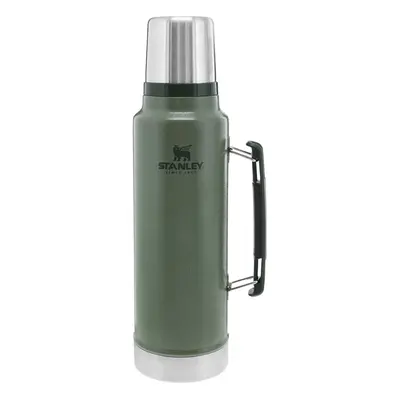 Stanley Classic Vacuum Insulated Wide Mouth Bottle Hammertone Green BPAFree Stainless Steel Ther