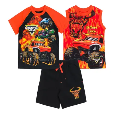 Monster Jam Grave Digger El Toro Loco Megalodon Big Boys Mix N' Match