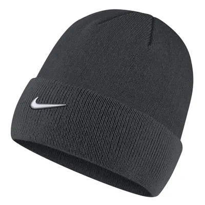 Nike Adult Unisex Stock Cuffed Knit Beanie Anthracite/White