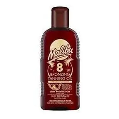 Malibu - Bronzing Tanning Oil SPF8 - Tanning Spray 200ml