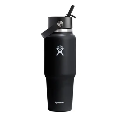 Hydro Flask Oz Wide Flex Straw Travel Bottle Black