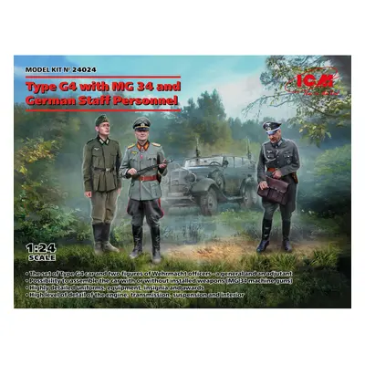 ICM24024 - ICM 1:24 - Type G4 & MG34 and German Staff Personnel