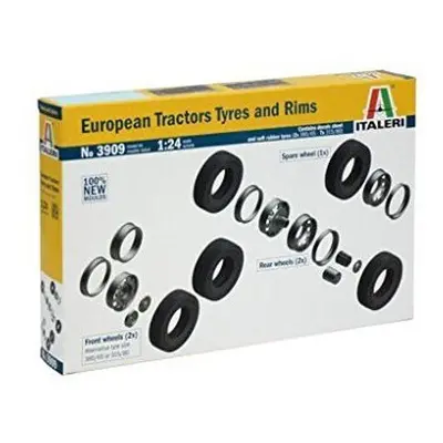 EUROPEAN TYRES and RIMS - TRUCKS & TRAILERS 1:24 - Italeri