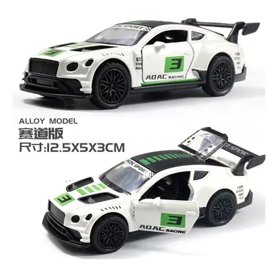 (Binbai Green) 1:36 Diecast Alloy Car Model Children's Toy Car Open the door Decoration Cool Rac