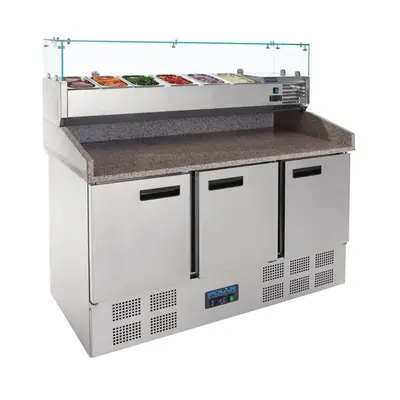 Polar G-Series Pizza Prep Counter Fridge 368Ltr