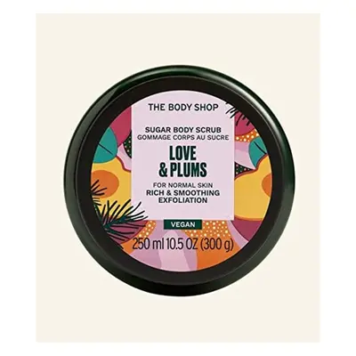 Love & Plums Sugar Body Scrub Smoothing Exfoliation 250ml