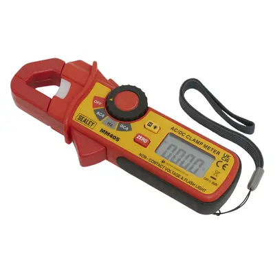 Mini AC DC Clamp Meter - Measures AC/DC Current and Frequency - LCD Display