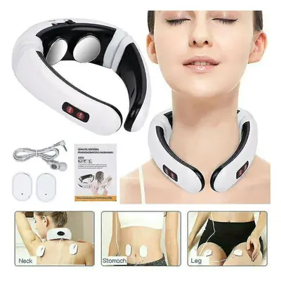 Electric Neck Massager Body Shoulder Relax Cervical Massage Relieve Pain Home