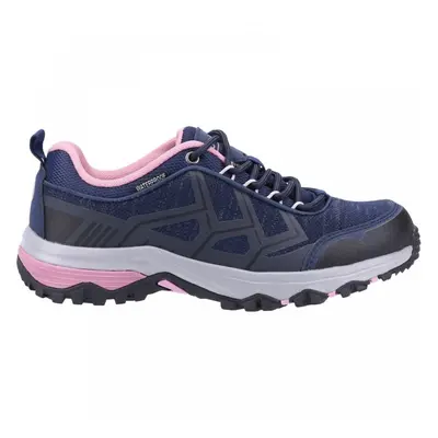 (5 (Adults'), Navy/Pink) Wychwood Low Navy/Pink Waterproof Womens Eco-Conscious Walking Trainers