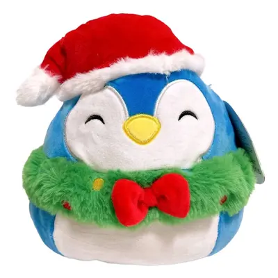 Squishmallows Kellytoy christmas Wreath Squad Plush Doll Toy (8 Puff The Penguin)