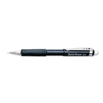 Pentel Twist-Erase III Automatic Pencil PENCIL TWST-ERS .5MM BK Pack of20