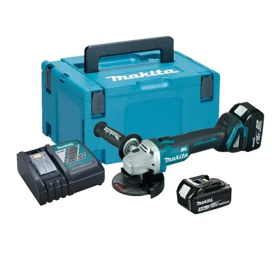 Makita DGA504RFJ 18v Cordless Brushless 125mm Angle Grinder Lithium x 3.0ah