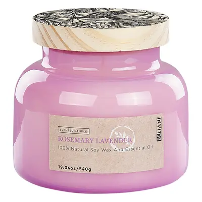 Scented Candle DELIGHT BLISS Soy Wax Fresh Notes