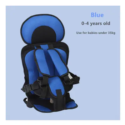 (Small Blue) NEW Child Safety Seat Mat for Months To Years Old Breathable Chairs Mats Baby Car S