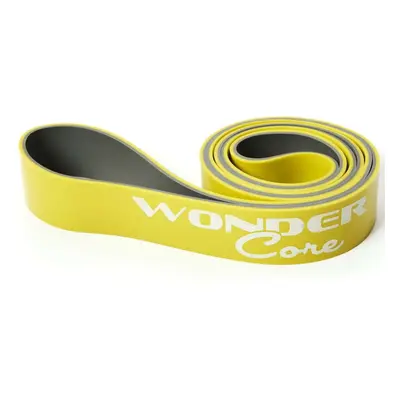 Wonder Core Pull Up Band 4.4cm Yellow and Grey Resistance Loop Fitness WOC048