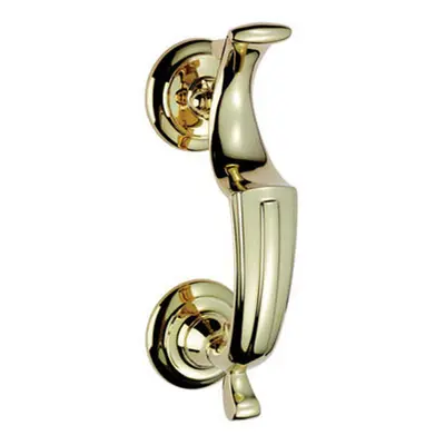 Heavyweight Doctors Door Knocker 121mm Fixing Centres Stainless Brass