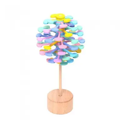 Wooden Decompression Stick Artifact-rotating Lollipop