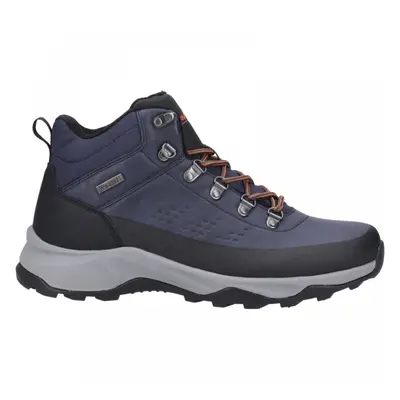 (10 (Adults'), Navy) Ryeford Navy Waterproof Mens Speed Lace Hiking Trainer Boots