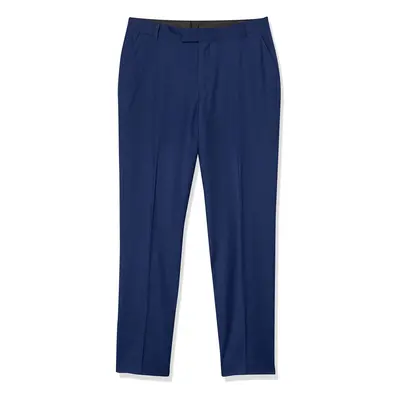 Calvin Klein Big Boys' Flat Front Dress Pant Infinite Blue