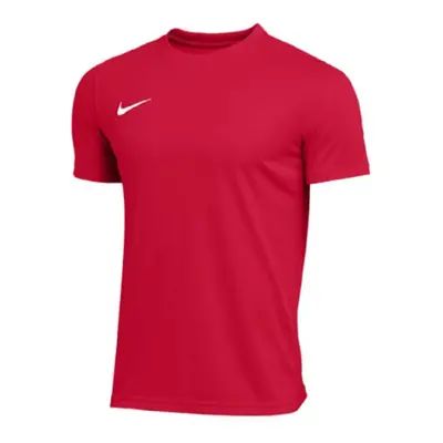 Nike Youth Park VII Short Sleeve Shirt (Red Large)