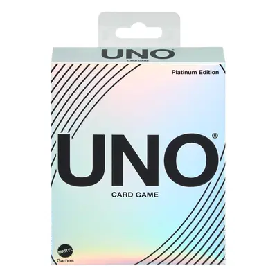 UNO Platinum Edition Card Game For Adults Kids Teens & Game Night Premium Collectible Cards