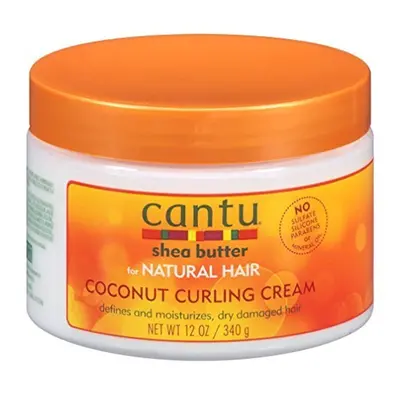 Cantu Natural Hair Coconut Curling Cream Ounce Jar (2 Pack)