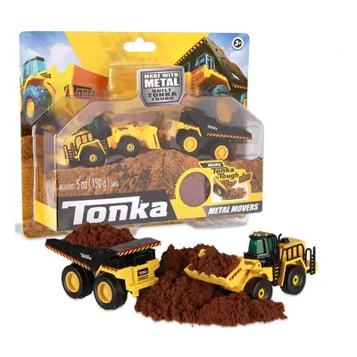 Tonka - Metal Movers Combo Pack - Mighty Dump Truck & Front Loader