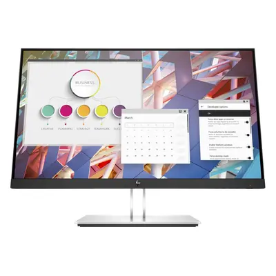 HP E24 G4 60.5 cm (23.8") x pixels Full HD LED Black, Silver