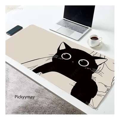 (WA00395 Cat (20), 1000x500x3mm) Large Mouse Pads Kawaii Plants Office Mausepads Mousepad Rubber