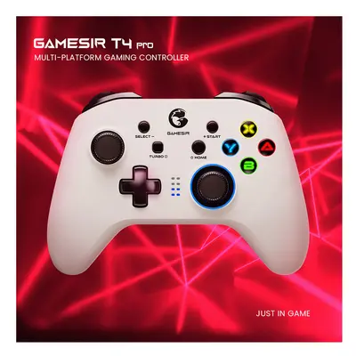 GameSir T4 Pro White Version Bluetooth Gaming Controller 2.4G Wireless Gamepad for NintendoÂ Swi