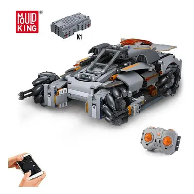 (grey) Mould King Building Block For Kids Technical Car Toys Moc Bricks Rc Motorized Desert Stor