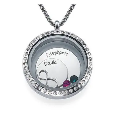 Infinite Love Floating Locket