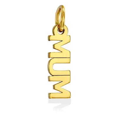 Mum Charm for Linda Necklace in 18ct Gold Vermeil