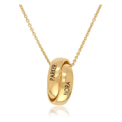 Duo Eternal Necklace in 18ct Gold Plating