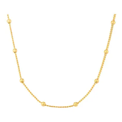 Stackable Bubble Chain in 18ct Gold Plating