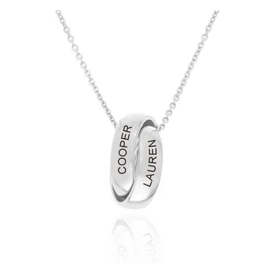 Duo Eternal Necklace in Sterling Silver