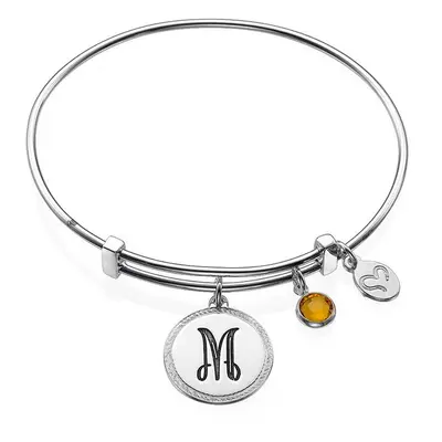 Initial Bangle with Charms