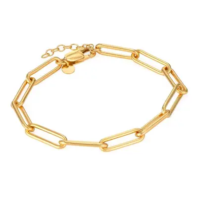 Paperclip Bracelet in 18ct Gold Plating